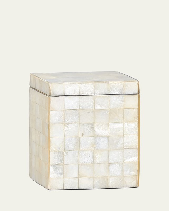 Capiz Ivory Canister